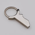 Swanky Key Shape Keychain Nickel Plated