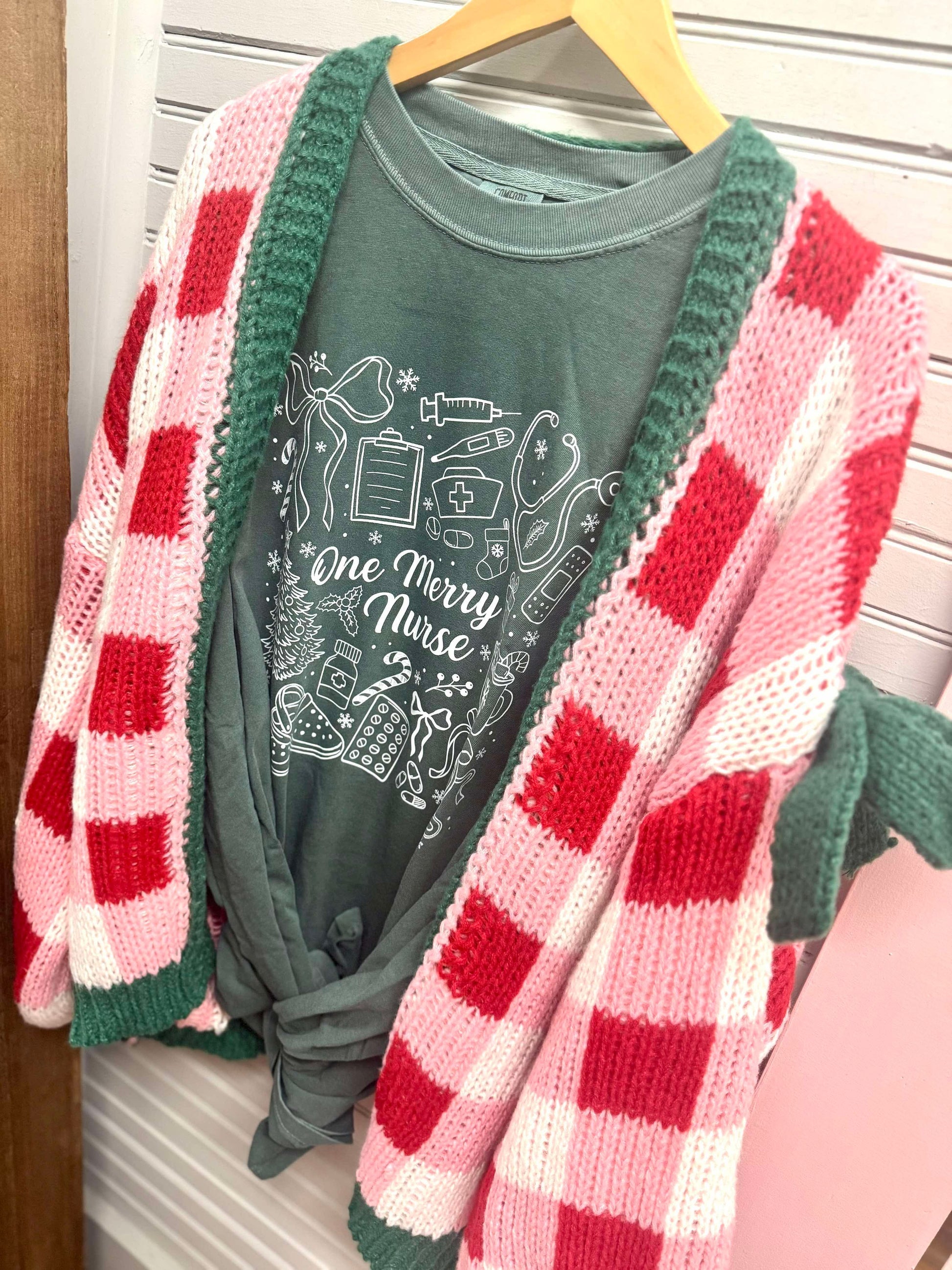 Merry Nurse Things Dtf Graphic Tee