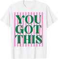 Retro Stripes You Got This Test Day Testing Teachers Kids T-Shirt Unisex T-shirt, Sweatshirt, Hoodie, Long Sleeve Tee