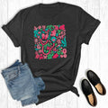 Retro Floral Nurse Stethoscope Graphic Tee