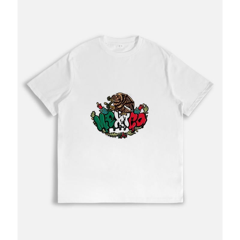 Proud and Artistic T - Shirt Showcasing Mexican Identity