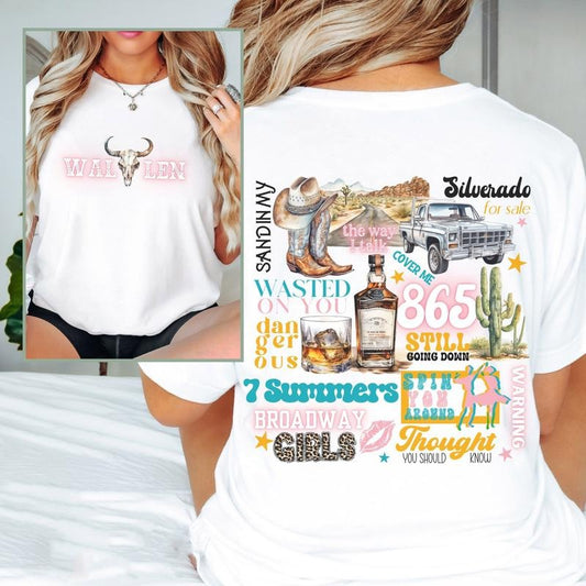 Wallen Shirt, One Thing At A Time, Bullhead Tshirt, Country Concert Shirt, Cowboy Tee, Country Music, Cow Bull Skull, Music Lover Shirts, Gift For Fans, Unisex T-Shirt, Gifts For Him Her, Short Sleeve Tee Shirt, Gifts For Birthday