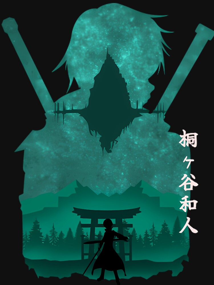 Anime Space Kirito Sword by LuxuryNixonBird Unisex T-shirt, Sweatshirt, Hoodie, Long Sleeve Tee