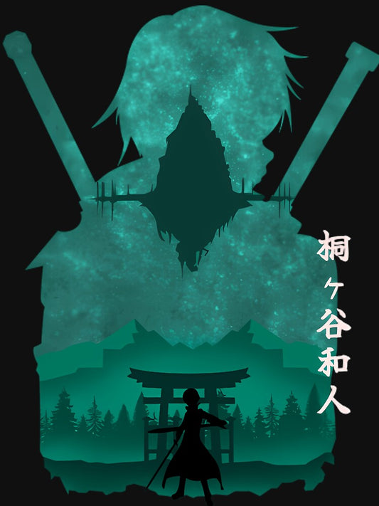 Anime Space Kirito Sword by LuxuryNixonBird Unisex T-shirt, Sweatshirt, Hoodie, Long Sleeve Tee