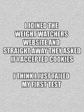 Dad Joke - Weight Watchers Website by Scott Brown Unisex T-shirt, Sweatshirt, Hoodie, Long Sleeve Tee